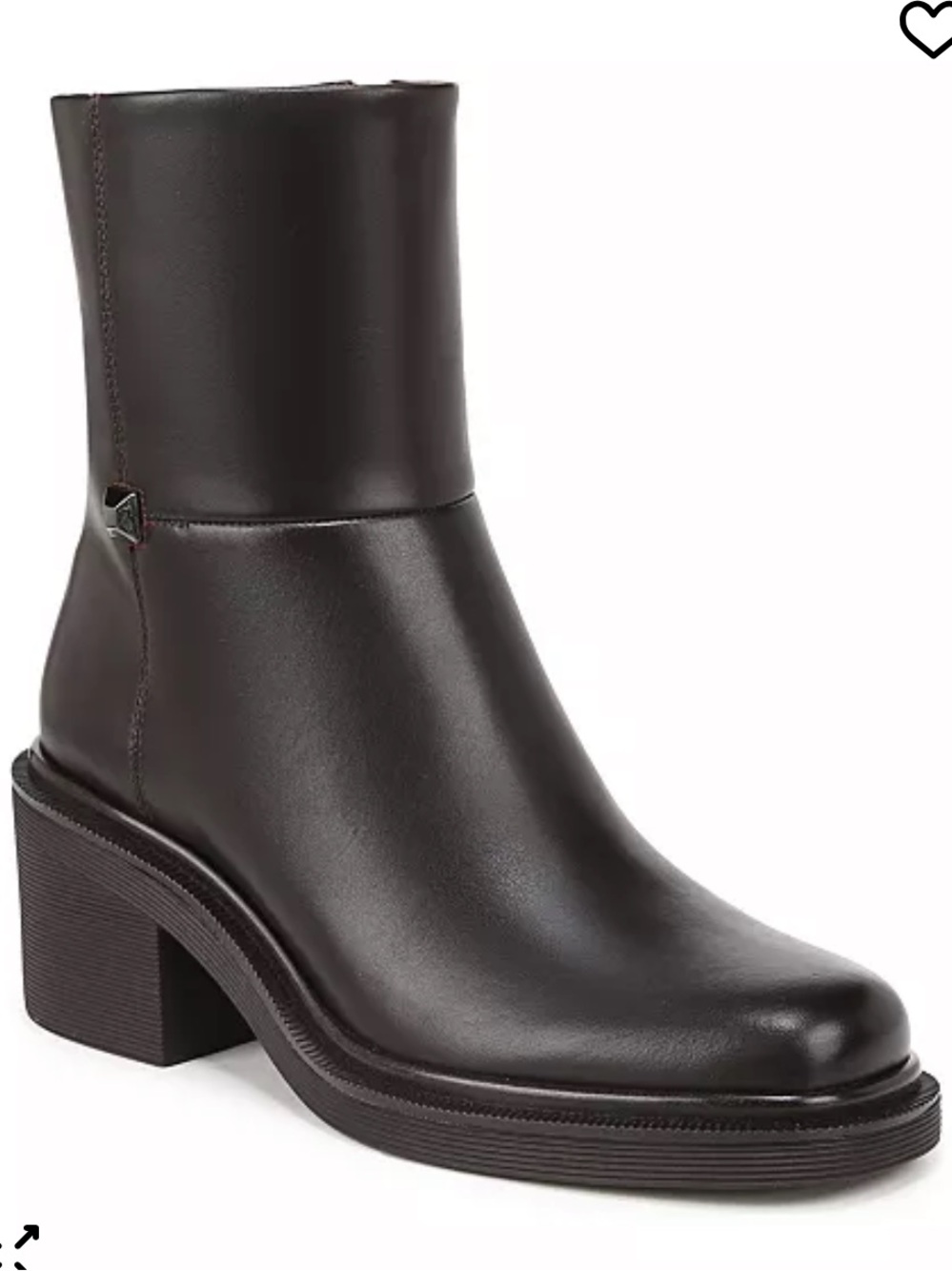 NWOT Franco Sarto Kyra Block Heel Ankle Booties Size 8.5